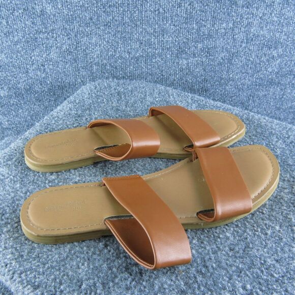 Universal Thread Women's Slide Brown Synthetic Size 10M Gently Used 2025 - Picture 3 of 6